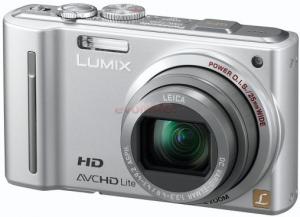 Panasonic - Promotie Camera Foto DMC-TZ10 (Argintie) + Card SDHC 4GB (GPS Integrat*)
