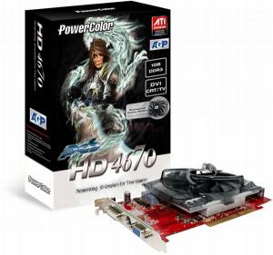 PowerColor - Placa Video Radeon HD 4670 PCS AGP 8X