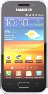 Samsung - Telefon Mobil S7500 Galaxy Ace Plus, 1GHz, Android 2.3, TFT capacitive touchscreen 3.65", 5MP, 3GB (Alb/Negru)