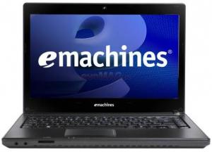 Acer - Promotie Laptop eMachines 443-E353G50Mikk (AMD Dual-Core E350, 15.6", 3GB, 500GB, ATI HD 6310@256MB, Linux)