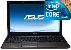 ASUS - Laptop K52F-SX050D (INTEL Core i5-430M, 15.6", 4 GB, 500 GB, 802.11 b/g/n)