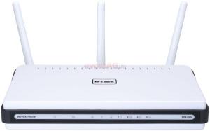 D-Link -    Router Wireless DIR-655,  300 Mbps, Gigabit, 1 x USB 2.0, Antene detasabile 2dBi
