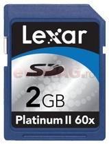 Lexar - Card SD 60X 2GB
