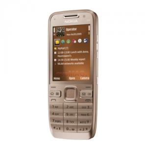 NOKIA - Telefon Mobil E52  MOS (Voucher melodii) (Golden Aluminium)