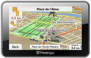 Prestigio - Sistem de Navigatie GeoVision 4500BT, 533 MHz, Microsoft Windows CE 6.0, TFT Touchscreen 4.3", Harta Europa de Est