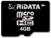 Ridata - Card microSDHC 4GB (Class 6) + 2 Adaptoare