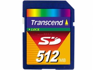 Transcend - Card Secure digital 512MB