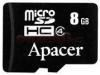 Apacer - card microsdhc 8gb (class 4) + 1 adaptor