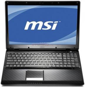 MSI - Laptop CR630-241XEU (AMD Athlon Dual Core P340, 15.6", 2GB, 250GB, ATI Radeon HD 4270, Gigabit LAN, Negru)