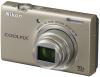 Nikon - aparat foto digital coolpix s6200 (argintiu) filmare hd +
