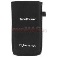 Sony Ericsson - Husa Textil W595 (Neagra)