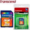 Transcend - secure digital card 2gb