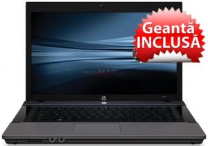 HP - Produs Calitate/Pret=Excelent! Laptop 620 (Intel Celeron Dual Core T3100, 15.6", 4GB (2+2 cadou) , 320GB, Intel GMA 4500MHD, HDMI, BT, Linux, Geanta) + CADOU