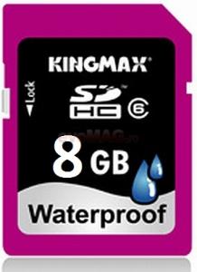 Kingmax - Card SDHC 8GB (Class 6) Impermeabil