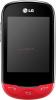 LG -  Telefon Mobil LG T500 Ego, TFT touchscreen 2.8", 2MP, 50MB (Rosu)