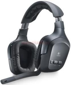 Logitech - Casti cu microfon Wireless Gaming F540 (Negru)