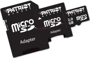 Patriot - Card microSD 2GB + Adaptor SD si miniSD
