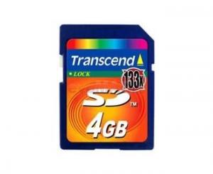 Transcend secure digital 4gb