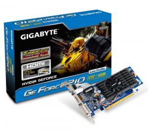 GIGABYTE -  Placa Video GIGABYTE GeForce 210 (TurboCache)