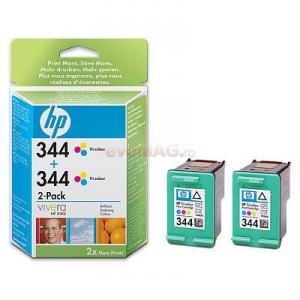 HP - Promotie Cartuse cerneala HP 344 (Color - Pachet dublu) + CADOU