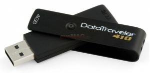 Kingston - Stick USB DataTraveler 410 4GB (Negru)