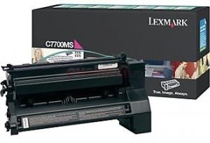 Lexmark - Toner Lexmark C7700MS (Magenta - program return)