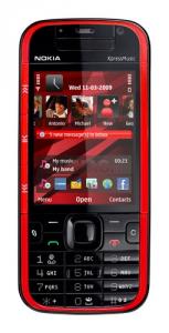 NOKIA - Telefon Mobil  5730 Xpress Music  (Negru/Rosu)