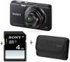 Sony -  aparat foto digital dsc-w630 (negru) + card