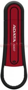 A-DATA -  Stick USB S007 8GB (Rosu) Rezistent la apa si la socuri