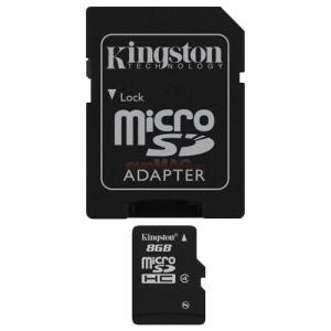 Kingston - Card microSDHC 8GB (Class 4)