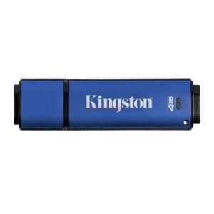 Kingston - Stick USB DataTraveler Vault 4GB (Albastru)