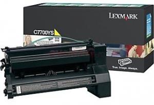 Lexmark - Toner Lexmark C7700YS (Galben - program return)