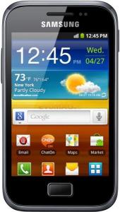 Samsung - Telefon Mobil S7500 Galaxy Ace Plus, 1GHz, Android 2.3, TFT capacitive touchscreen 3.65", 5MP, 3GB (Dark Blue)