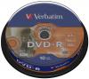 Verbatim - blank dvd-r, 4,7gb, 16x (lightscribe) (10