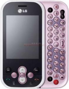 LG - Telefon Mobil KS360 (Roz) - (Cel mai ieftin qwerty)
