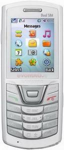 Samsung - Telefon Mobil E2152, TFT 2.0", 0.3MP (Dual SIM) (Alb)