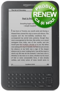 Amazon - RENEW! E-Book Reader Kindle Wi-Fi, 3G, 4GB, 6"