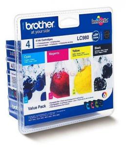 Brother - Cartus cerneala Brother LC980 Color (Negru, Cyan, Magenta, Galben)