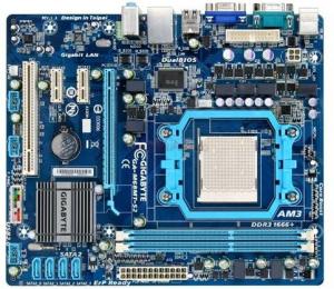 GIGABYTE -  Placa de baza GA-M68MT-S2&#44; NVIDIA GeForce 7025/nForce 630a&#44; AM3&#44; 2 x DDR III&#44; PCI-Ex 16x