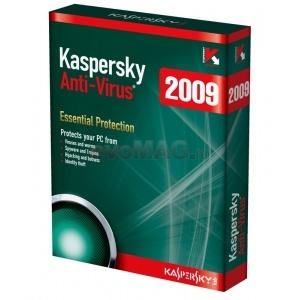 Kaspersky - Antivirus Kaspersky Anti-Virus 2009 (10 utilizatori&#44; 1 an) - DVD-36512