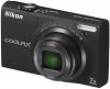 Nikon - aparat foto digital coolpix s6150 (negru) touchscreen,