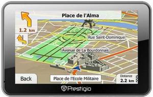 Prestigio -  Sistem de Navigatie GeoVision 4500, 533 MHz, Microsoft Windows CE 6.0, TFT Touchscreen 4.3", Harta Europa de Est