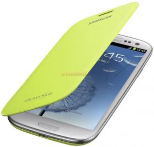 Samsung - Husa Samsung tip Flip pentru  Galaxy S 3 I9300 (Verde)