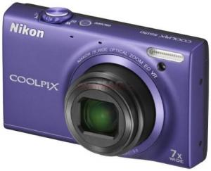 NIKON - Aparat Foto Digital COOLPIX S6150 (Violet) Touchscreen, Filmare HD