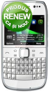 NOKIA - RENEW! Telefon Mobil E6, 600MHz, Symbian Anna, TFT capacitive touchscreen 2.46", 8MP, 8GB (Alb)