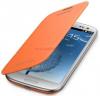 Samsung - Husa Samsung tip Flip pentru  Galaxy S 3 I9300 (Portocalie)