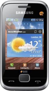 Samsung - Telefon Mobil C3312 Duos&#44; TFT touchscreen 2.8&quot;&#44; 1.3MP&#44; 10MB&#44; Dual SIM (Argintiu)