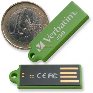 Verbatim - Cel mai mic pret! Stick USB Store n Go Micro 4GB Verde