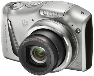 Canon -  Aparat Foto Digital Canon PowerShot SX150 IS (Argintiu)