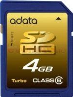 A-DATA -     Card A-DATA SDHC 4GB (Clasa 6)